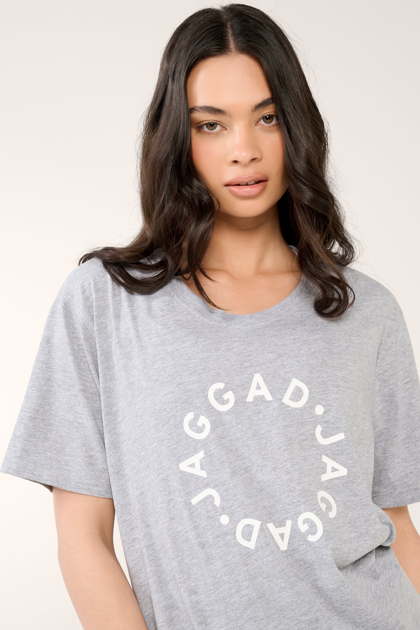 CLASSIC CIRCLE TEE GREY MARLE