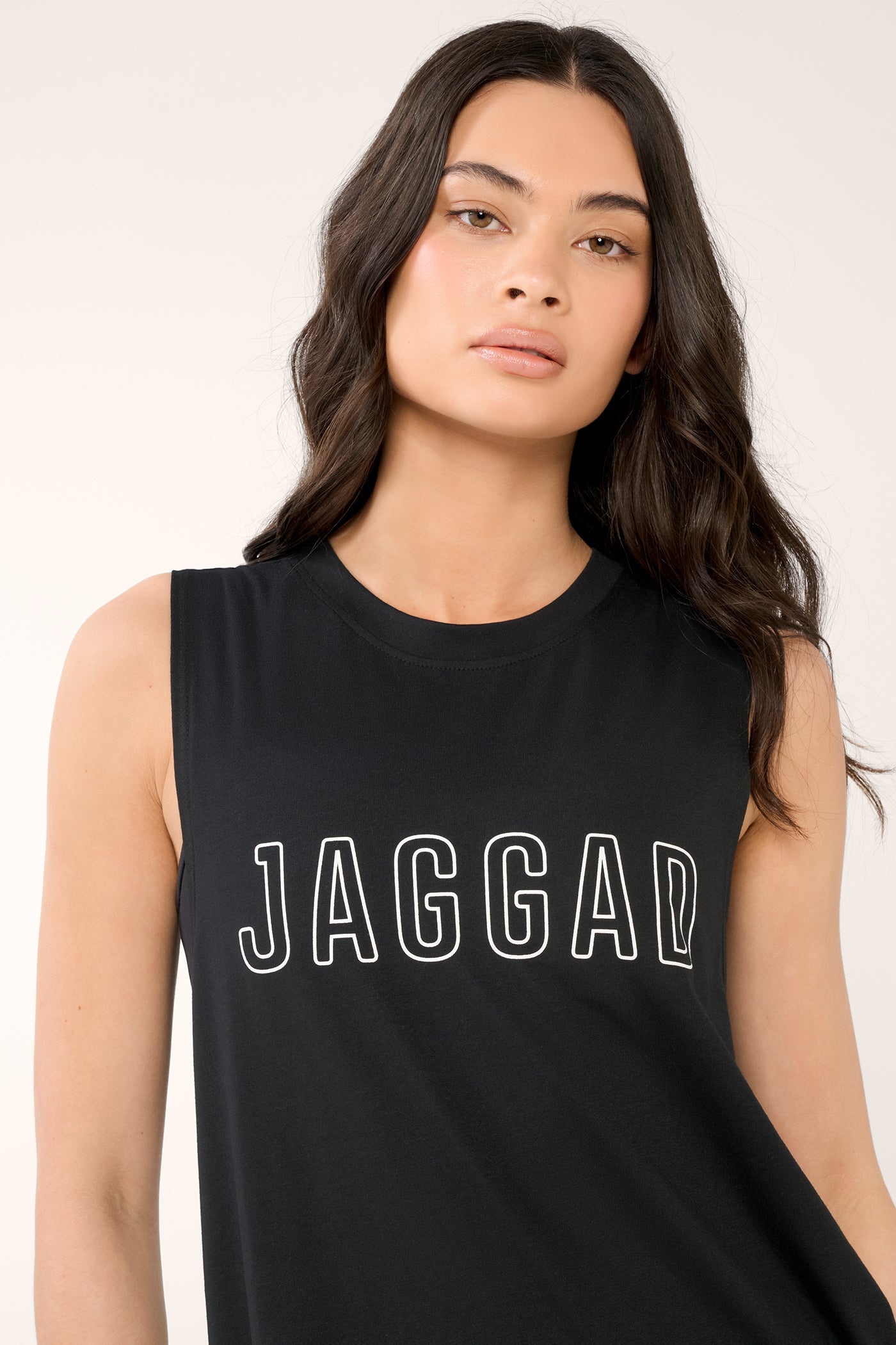 CLASSIC KEYLINE COTTON TANK BLACK