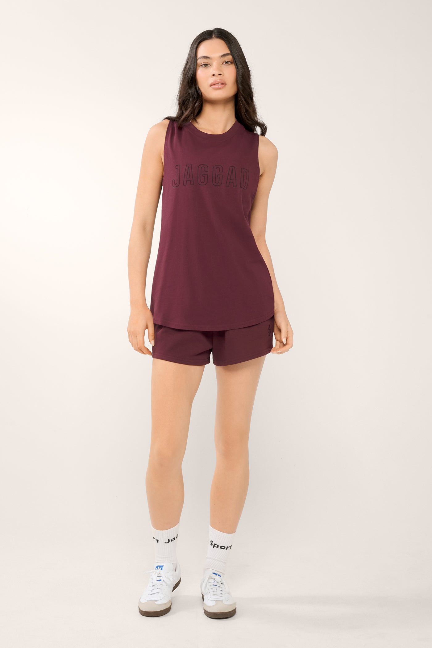 CLASSIC KEYLINE COTTON TANK CHRBLK