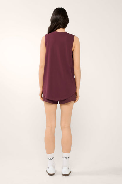 CLASSIC KEYLINE COTTON TANK CHRBLK