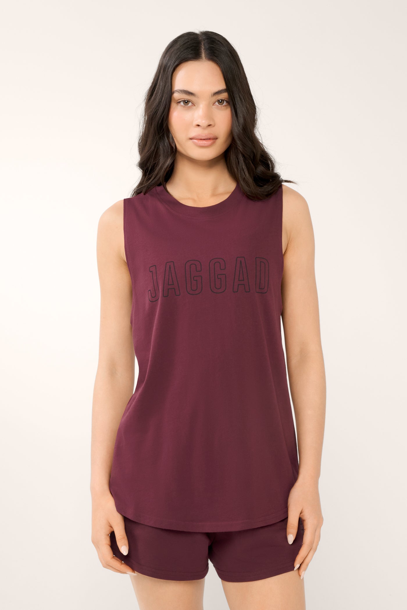 CLASSIC KEYLINE COTTON TANK CHRBLK
