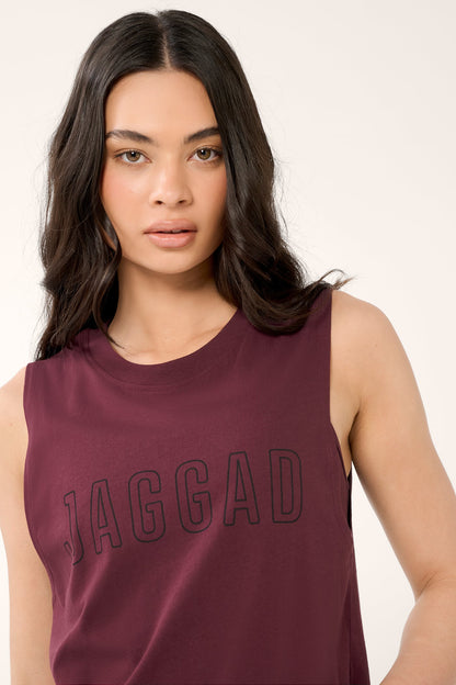 CLASSIC KEYLINE COTTON TANK CHRBLK