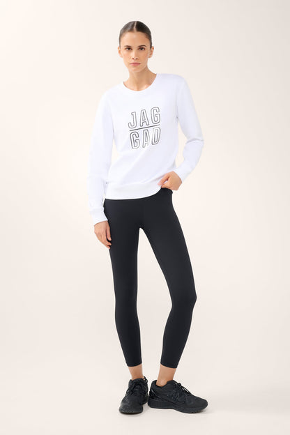 CLASSIC STACK SWEATER WHITE