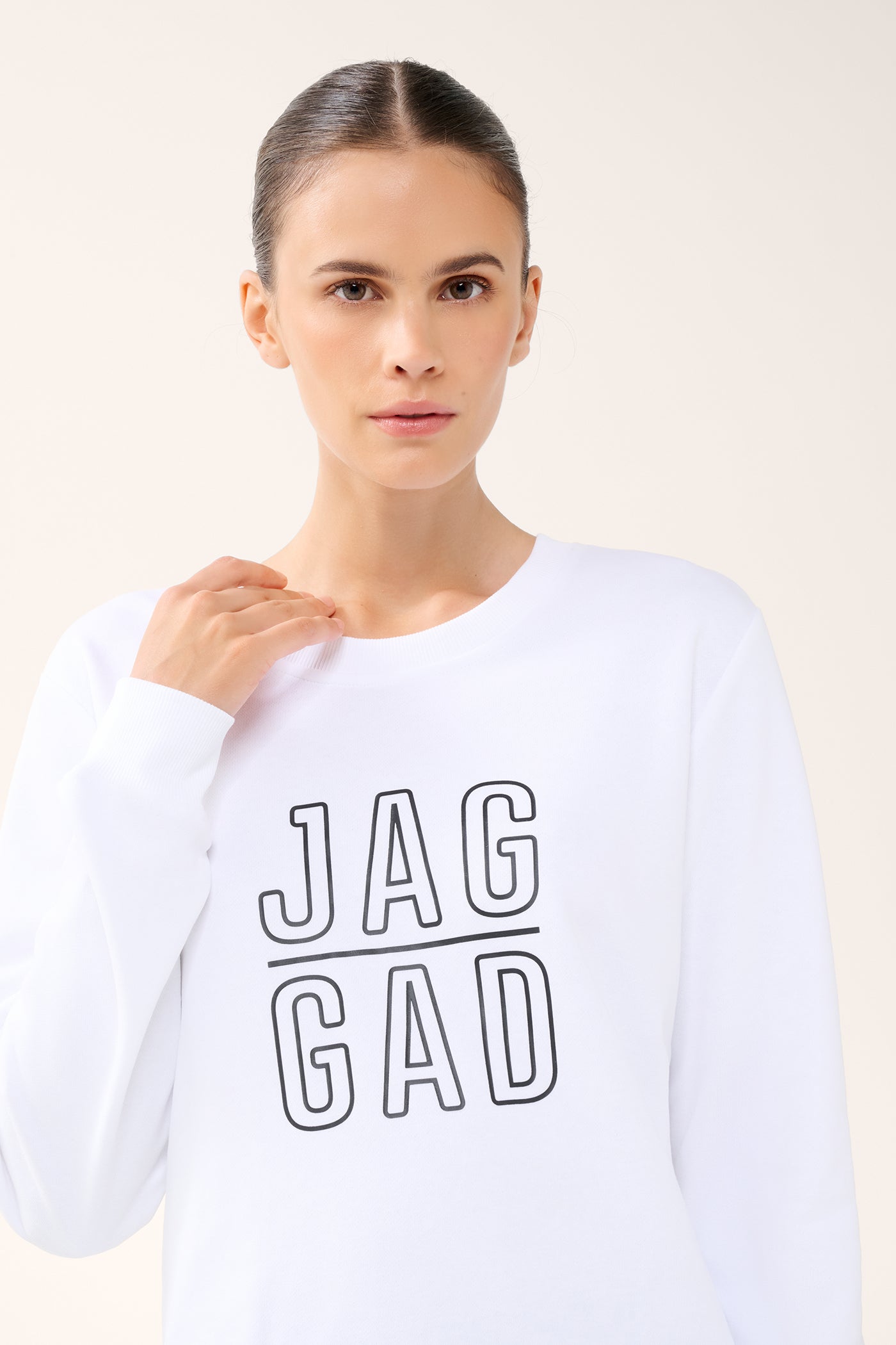 CLASSIC STACK SWEATER WHITE