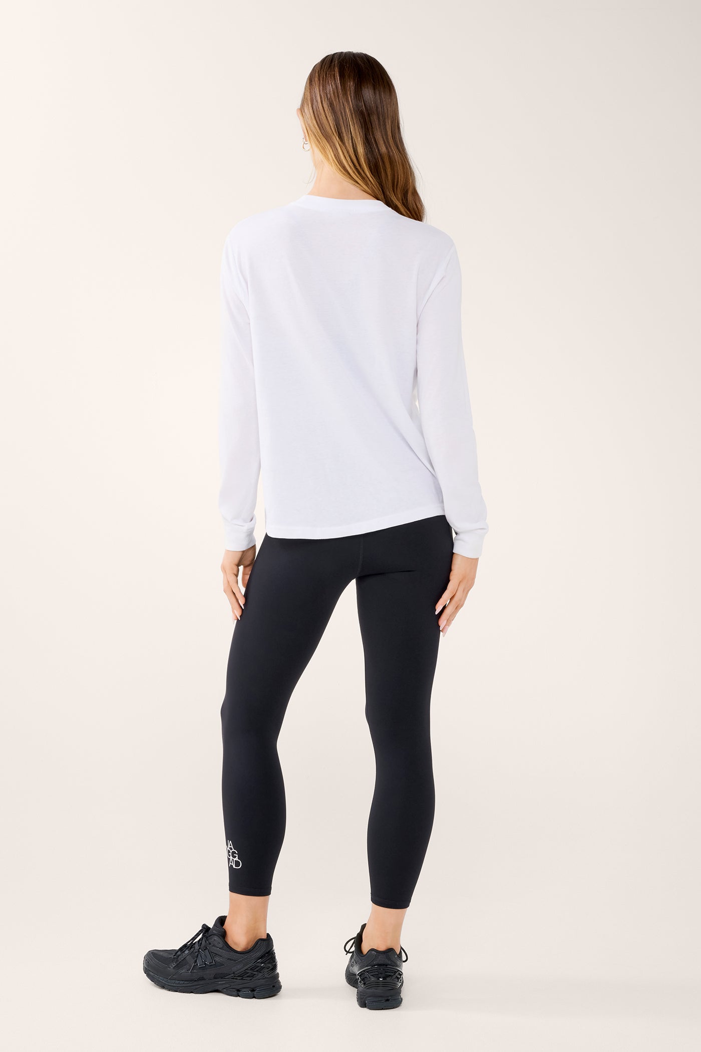 CLASSIC KEYLINE LONG SLEEVE TEE WHITE