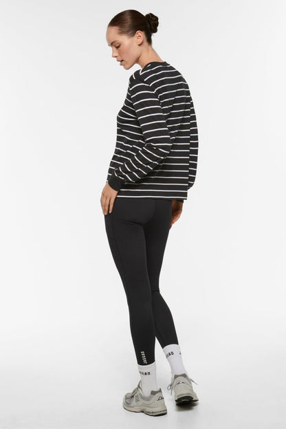 CLASSIC LONG SLEEVE TEE BLACK/WHITE