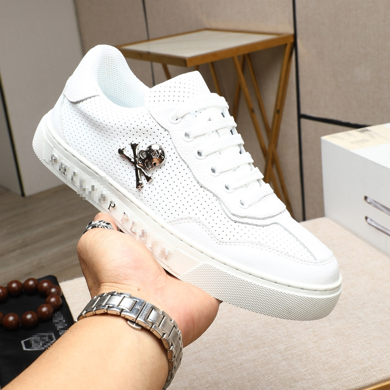 PP leather sneakers#55