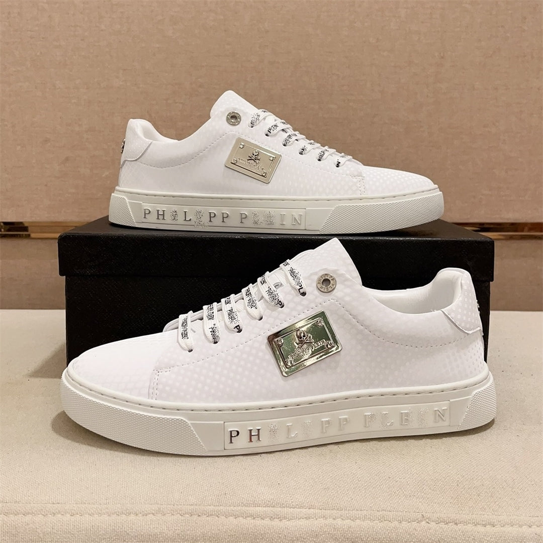 PP New Skull leather Sneakers