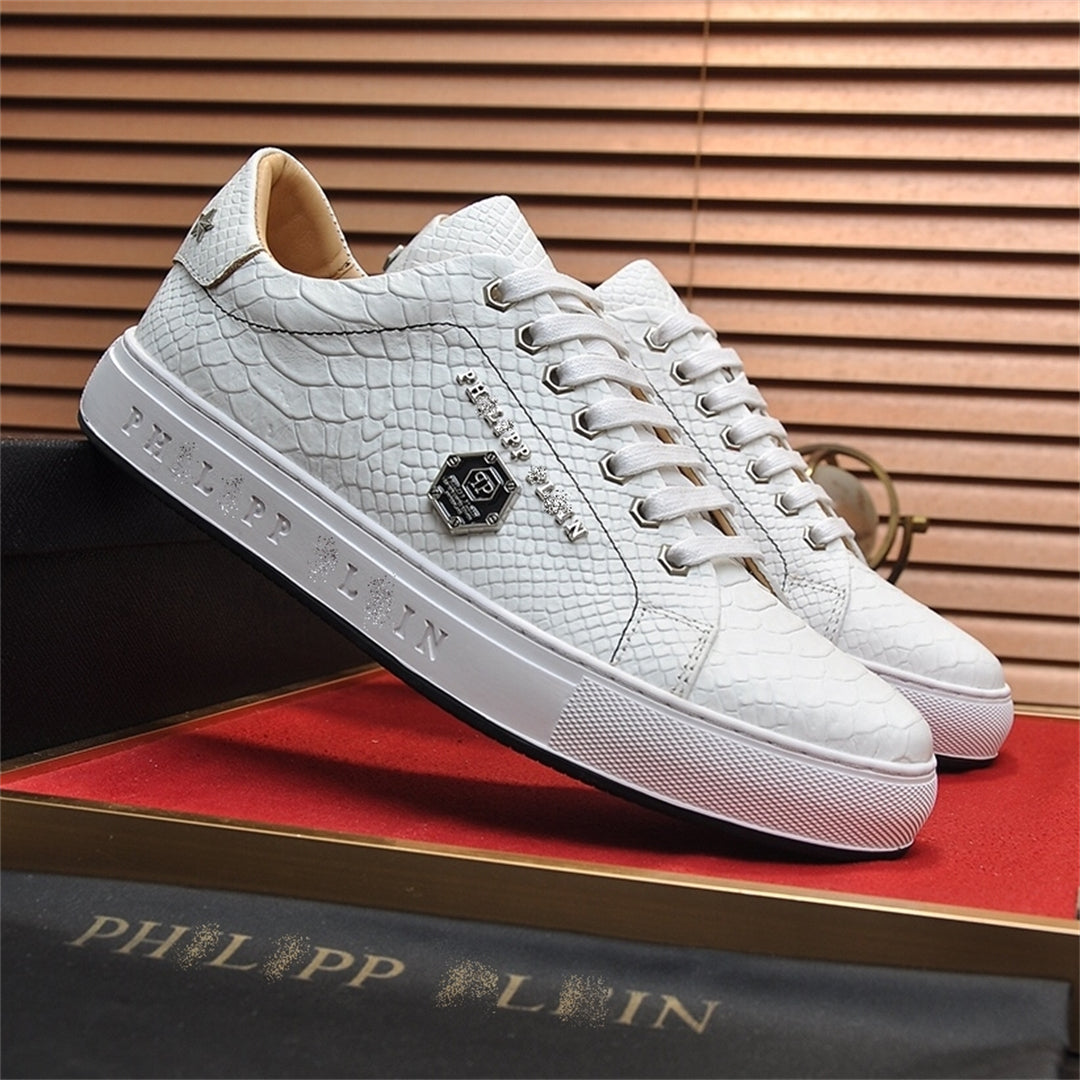 PP Logo letters New leather Sneakers