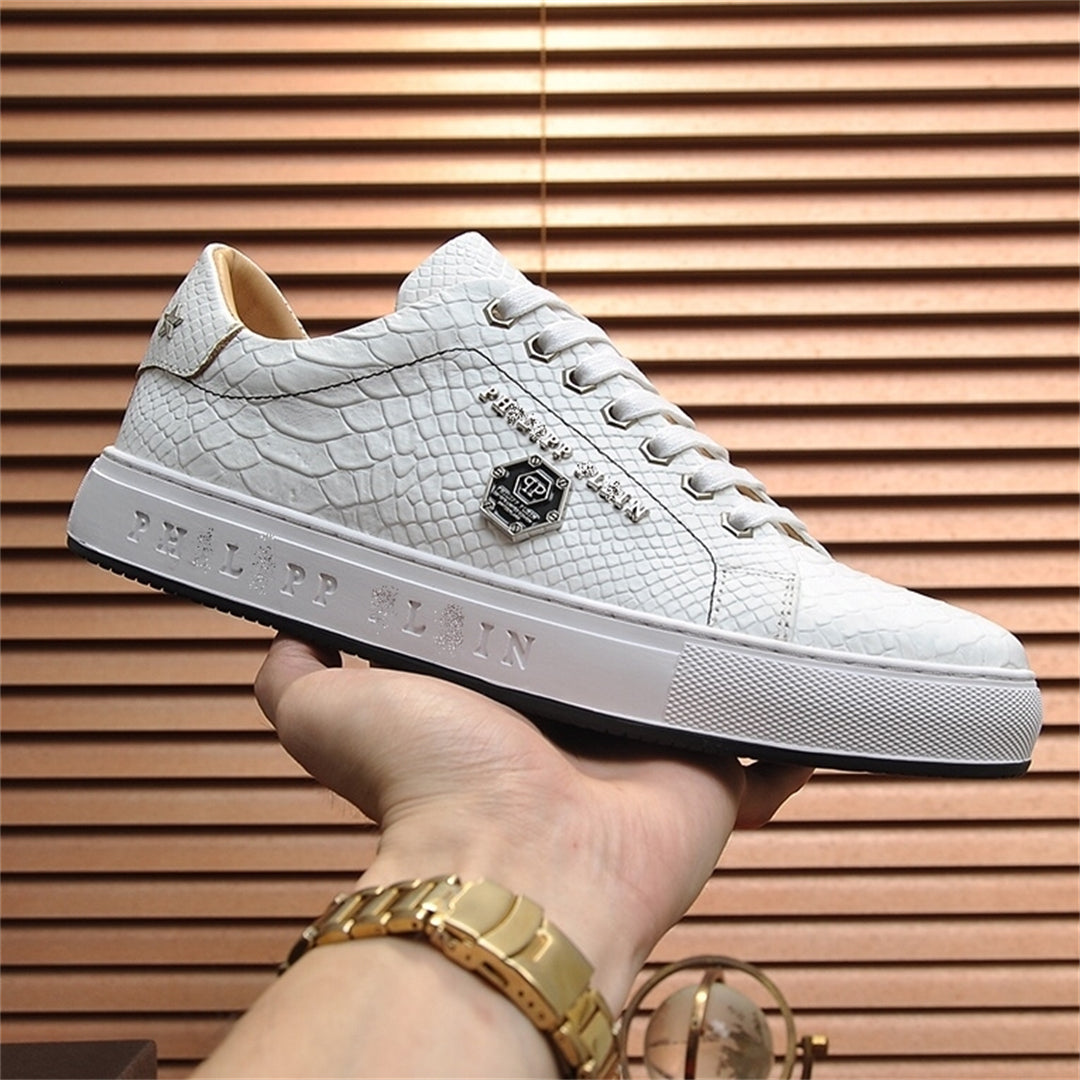 PP Logo letters New leather Sneakers