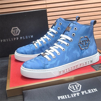 PP New Men's high-top leather Sneakers