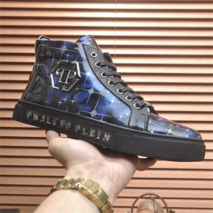 PP New Men's high-top leather Sneakers