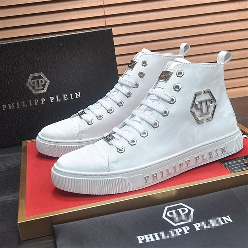 PP New Men's high-top leather Sneakers