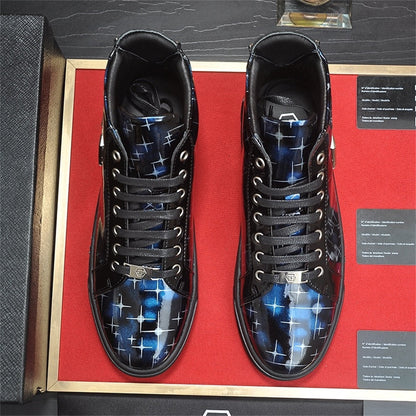 PP New Men's high-top leather Sneakers