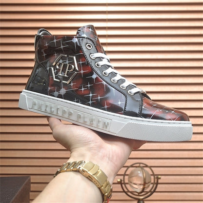 PP New Men's high-top leather Sneakers