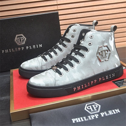 PP New Men's high-top leather Sneakers