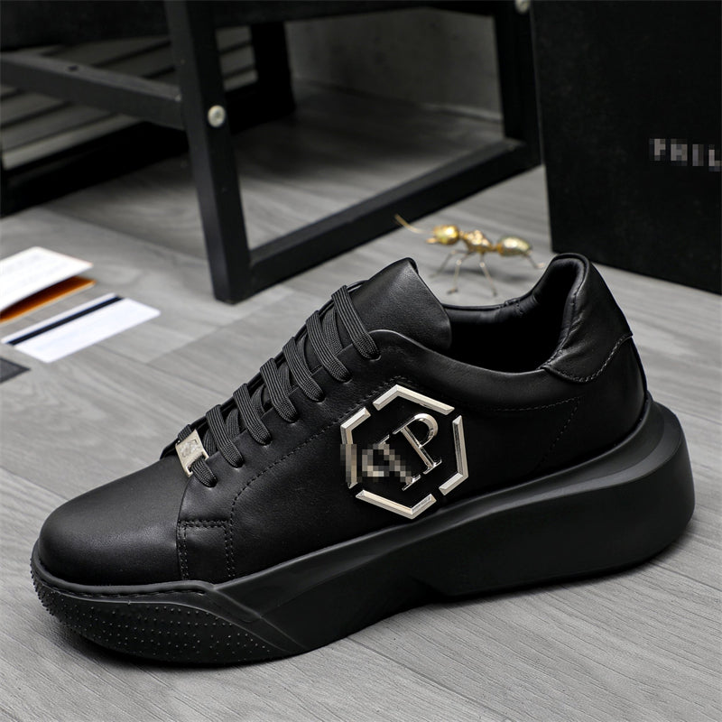 SOLA New Men's Leather Sneakers#4