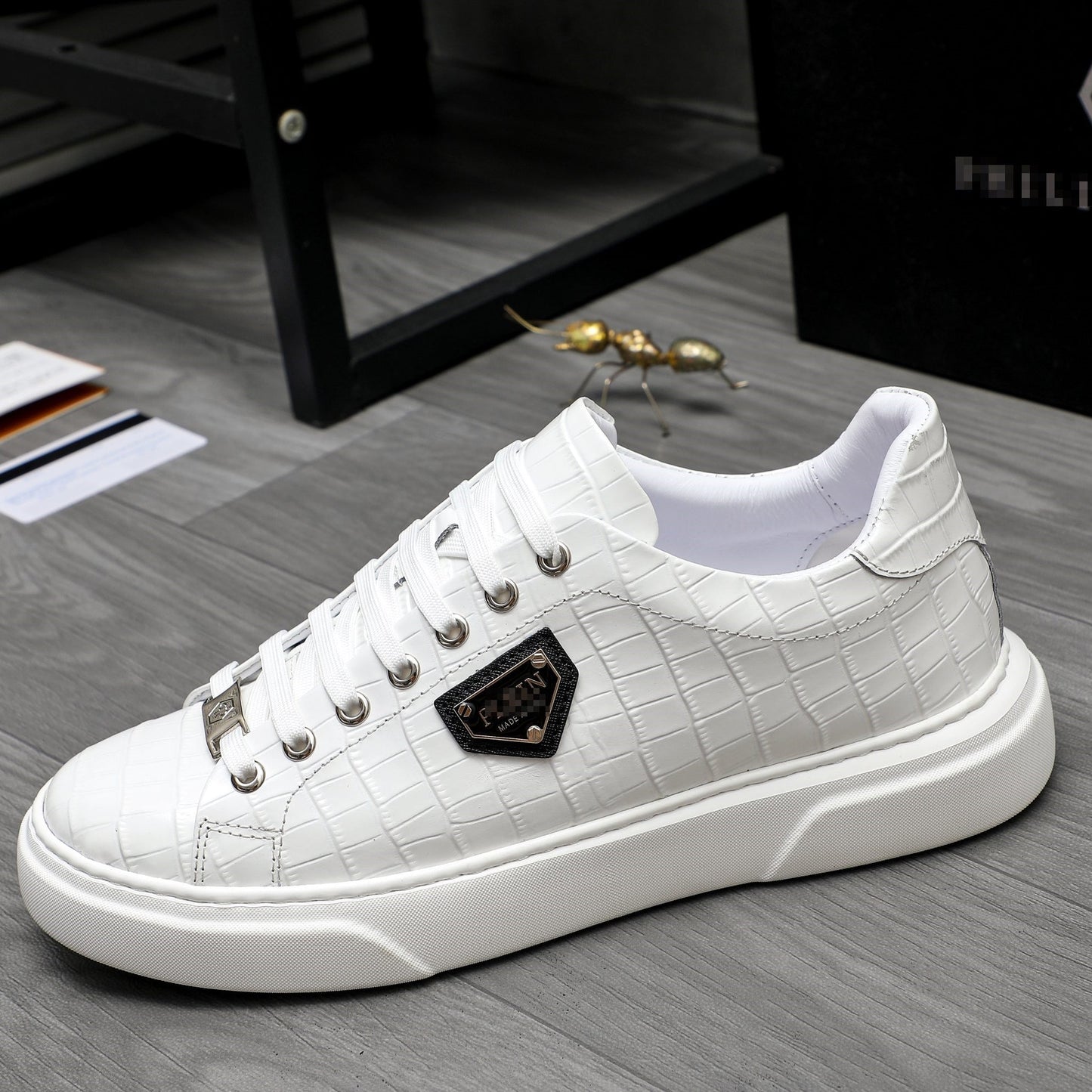 PP Snake print sneakers