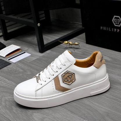 PP Men New Men's leather sneakers