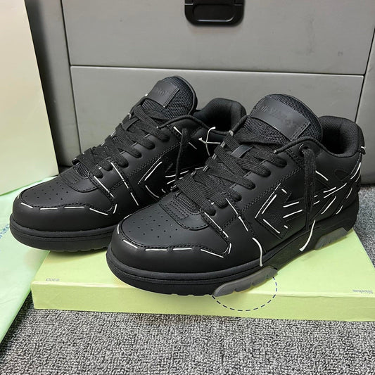 OFF-Whlte Arrow logo leather Sports shoes#18