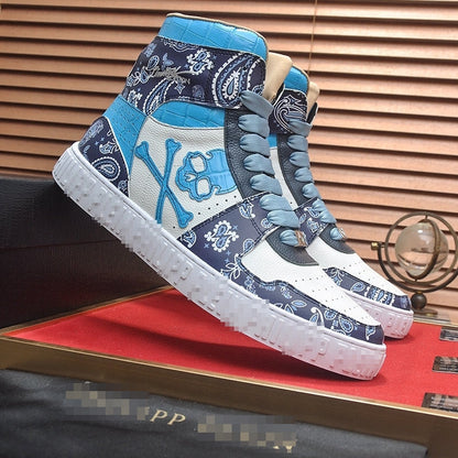 sola New Men's high-top leather Sneakers