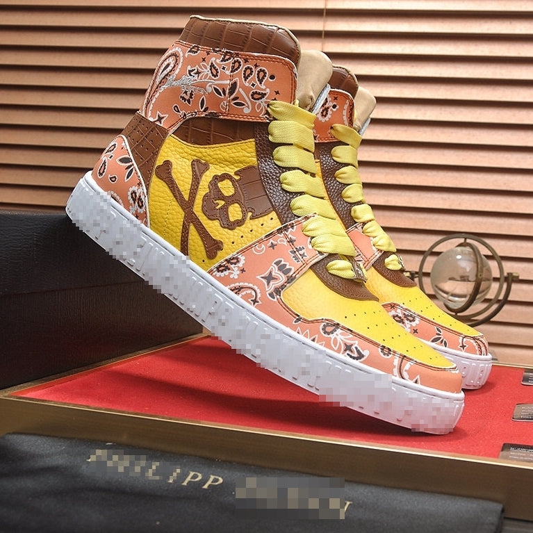 sola New Men's high-top leather Sneakers