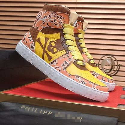 sola New Men's high-top leather Sneakers