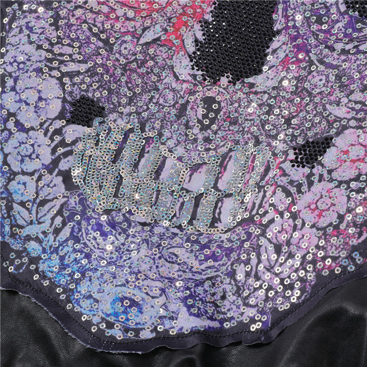 PP New Skull Diamond Leather Jacket#16