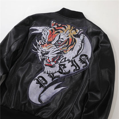 PP Men Angry Bear Embroidery Jacket#11
