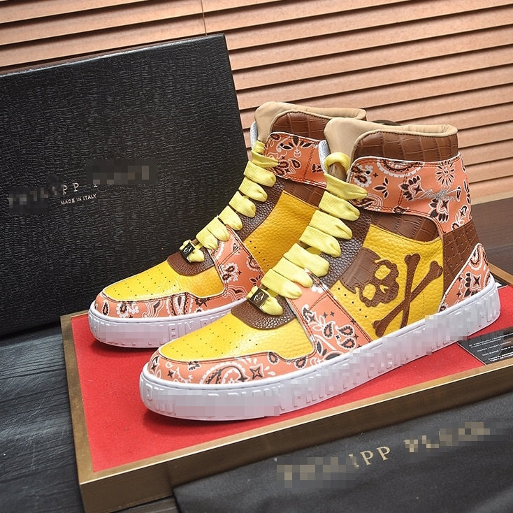 sola New Men's high-top leather Sneakers