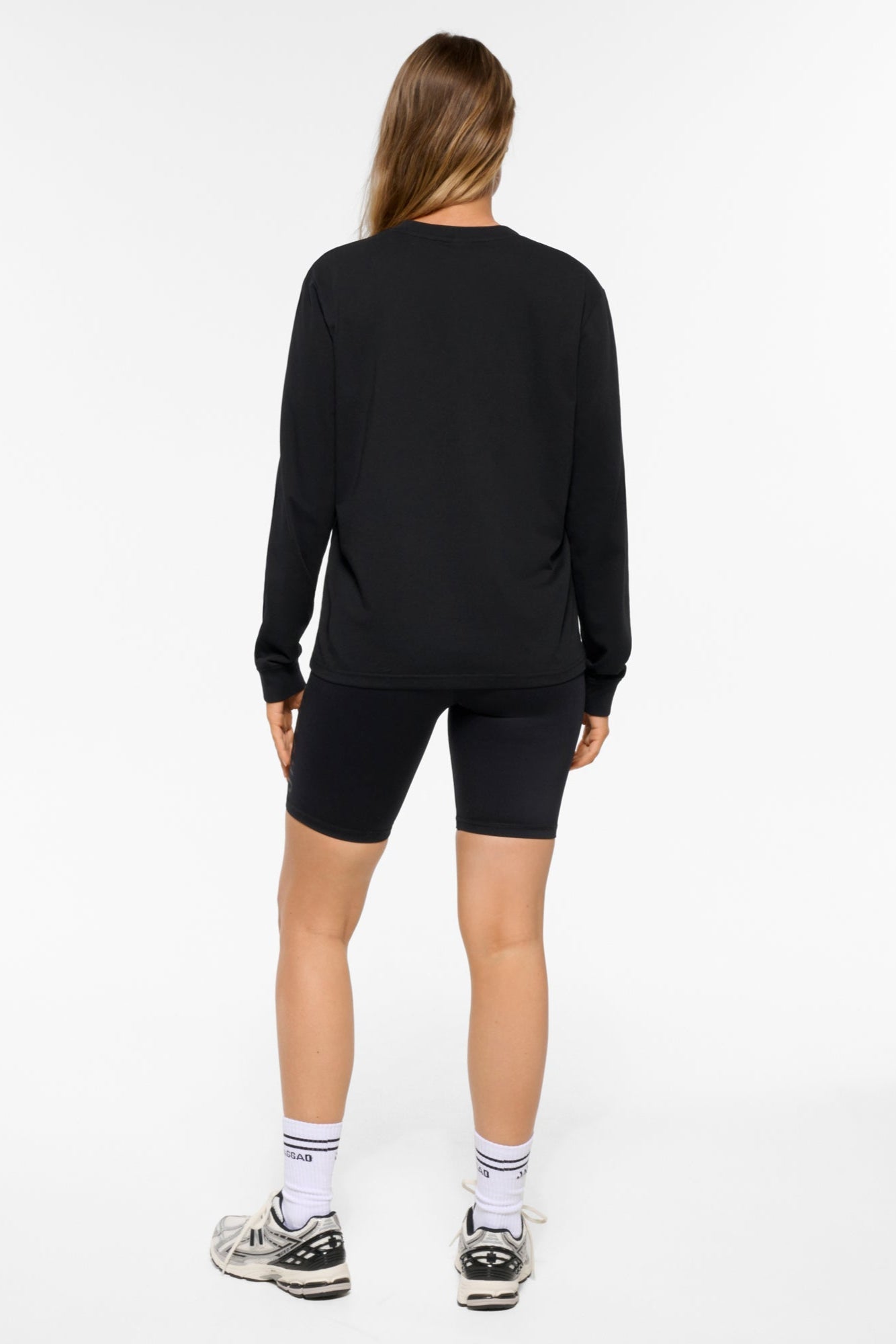 CLASSIC KEYLINE LONG SLEEVE TEE BLACK
