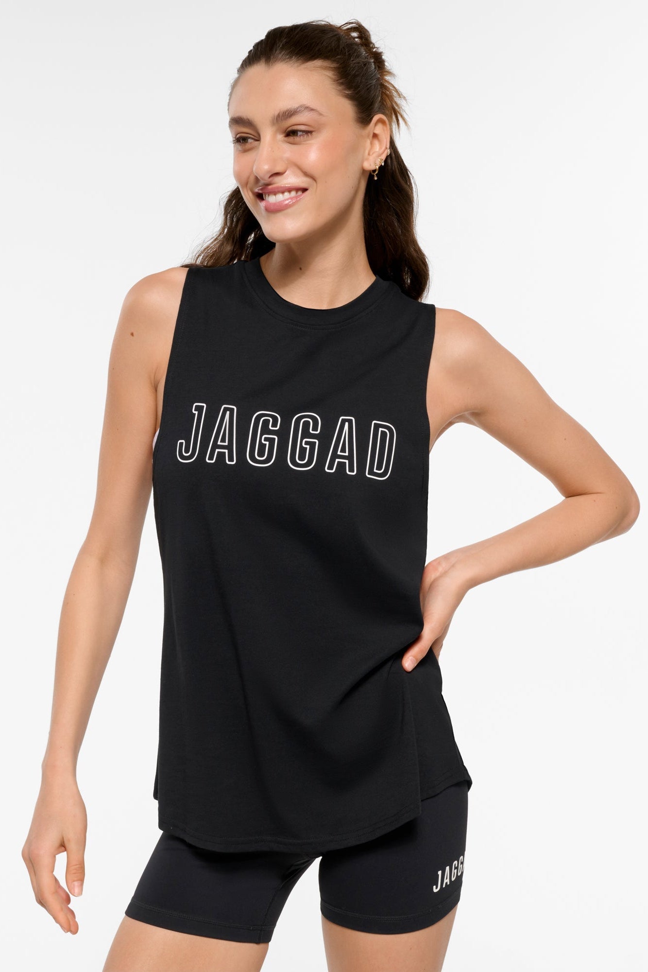 Classic Keyline Pima Tank Black