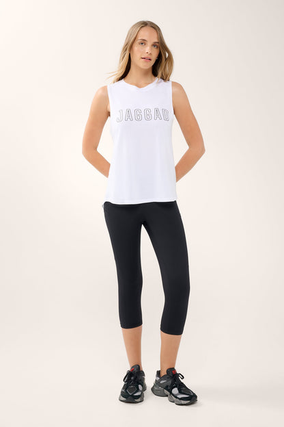 Classic Keyline Pima Tank White