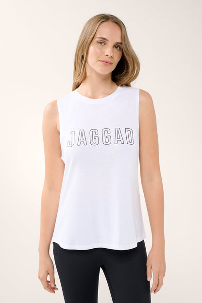 Classic Keyline Pima Tank White