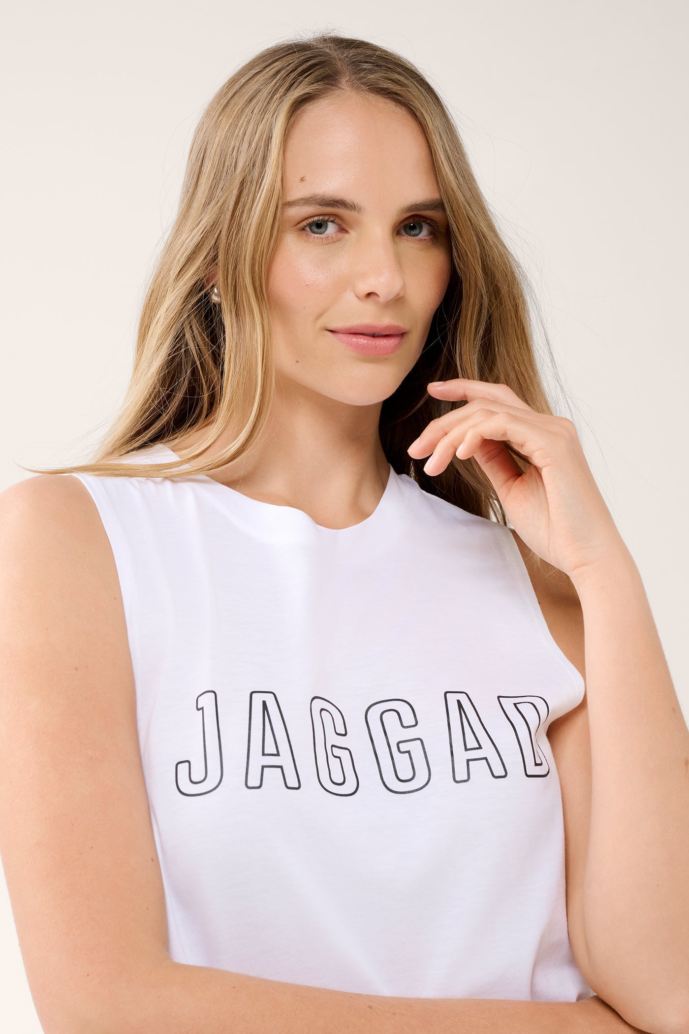 Classic Keyline Pima Tank White