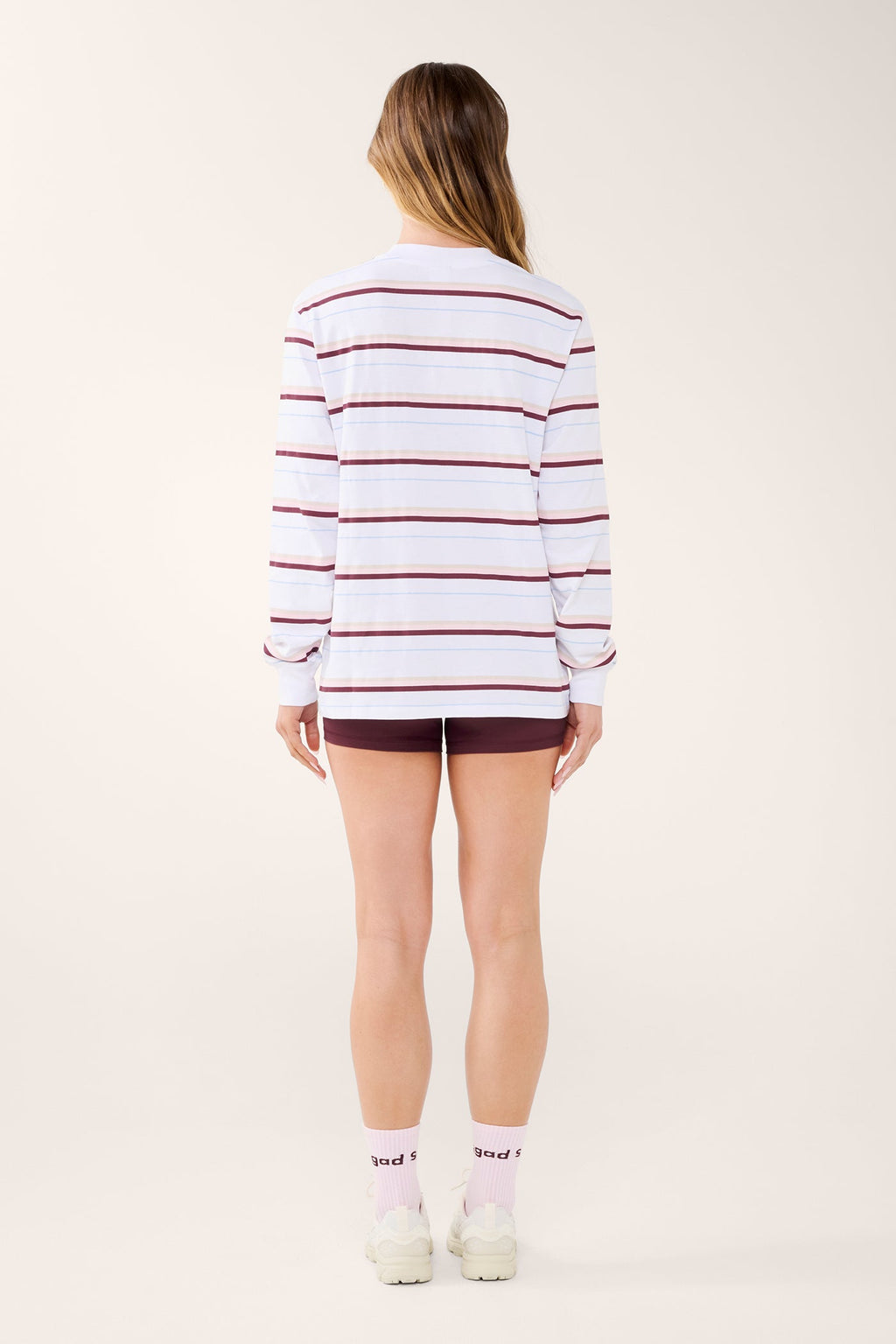 ALABAMA OVERSIZED LONG SLEEVE TEE WHITE