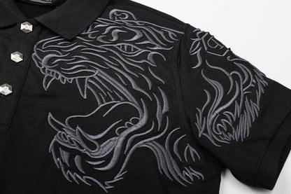 SOLA-PP Letters Diamond POLO Shirt