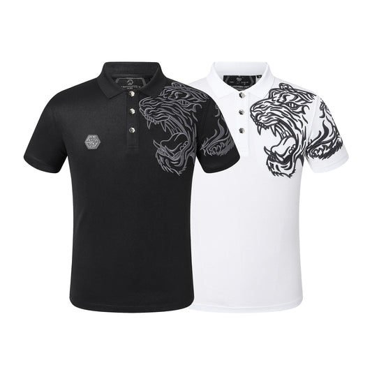 SOLA-PP Letters Diamond POLO Shirt