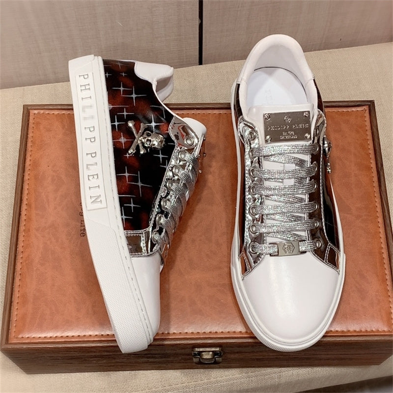 PP Men New Men's Skull Diamond Sneakers#6