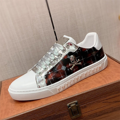 PP Men New Men's Skull Diamond Sneakers#6