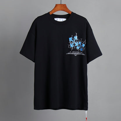OFF-Whlte Arrow logo print T-shirt#77