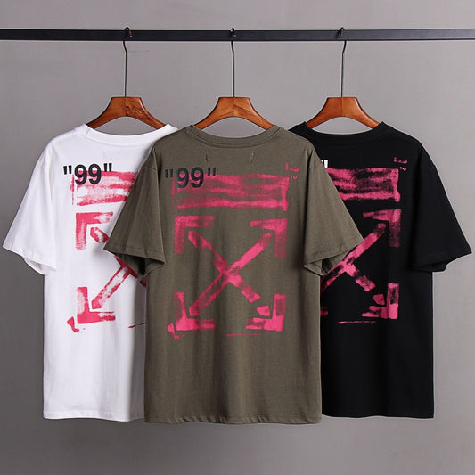 OFF-Whlte Arrow logo print T-shirt#2