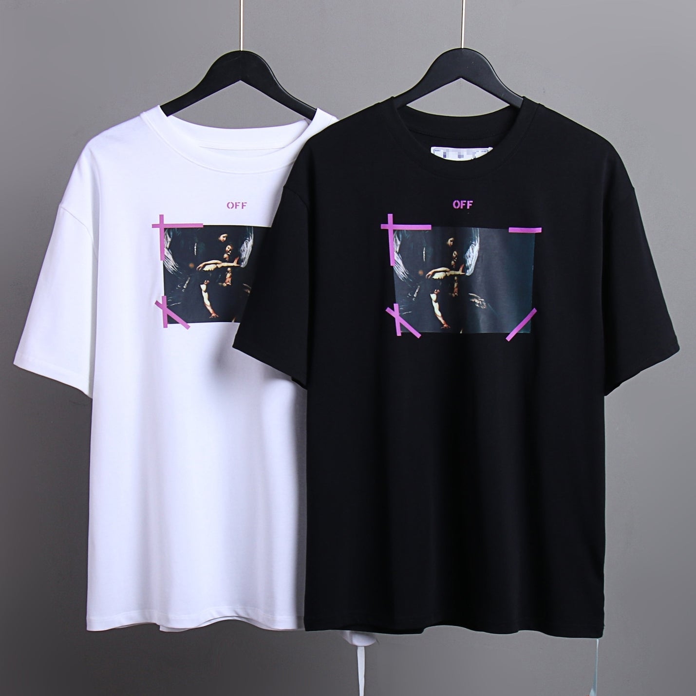 OFF-Whlte Arrow logo print T-shirt#69