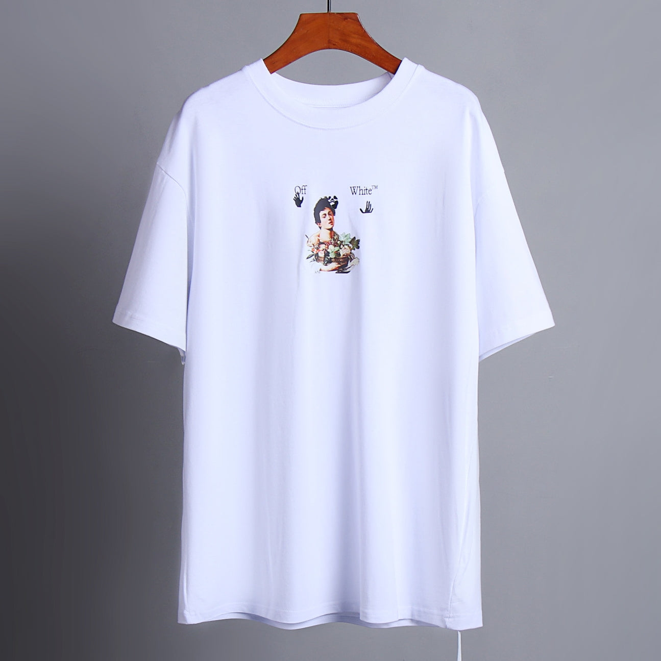 OFF-Whlte Arrow logo print T-shirt#84