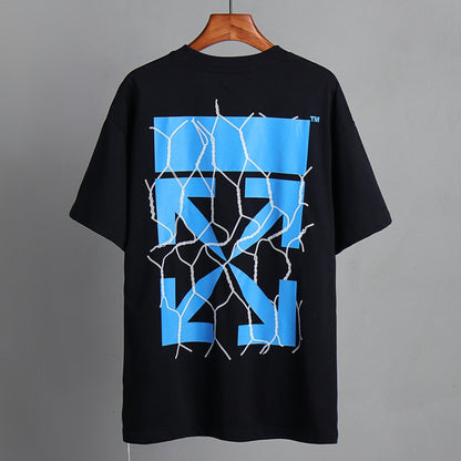 OFF-Whlte Arrow logo print T-shirt#77