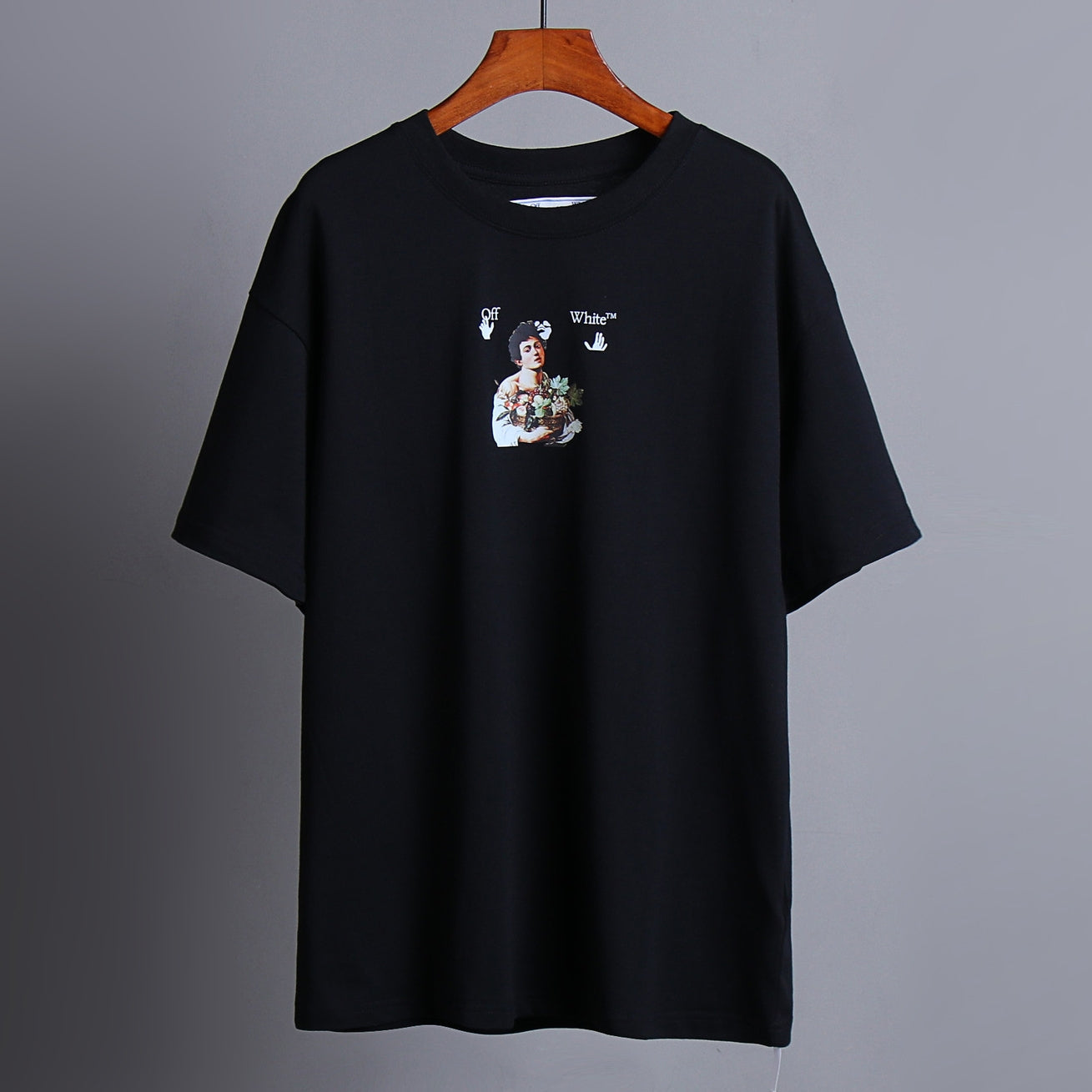 OFF-Whlte Arrow logo print T-shirt#84