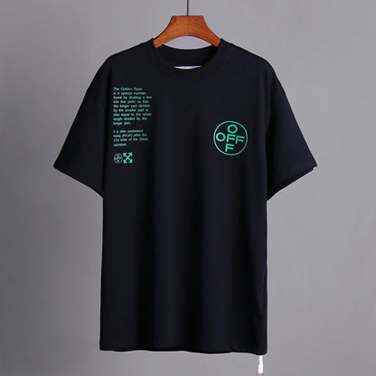 OFF-Whlte Arrow logo print T-shirt#73