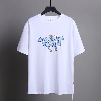 OFF-Whlte Arrow logo print T-shirt#83