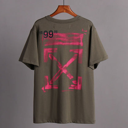 OFF-Whlte Arrow logo print T-shirt#2