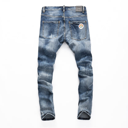 SOLA-DSQ2 Ink splash 2024ss Jeans